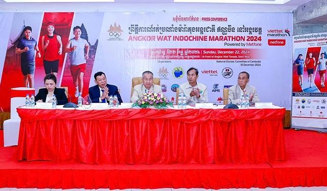Angkor Wat welcomes 9,000 runners at Viettel Marathon Series