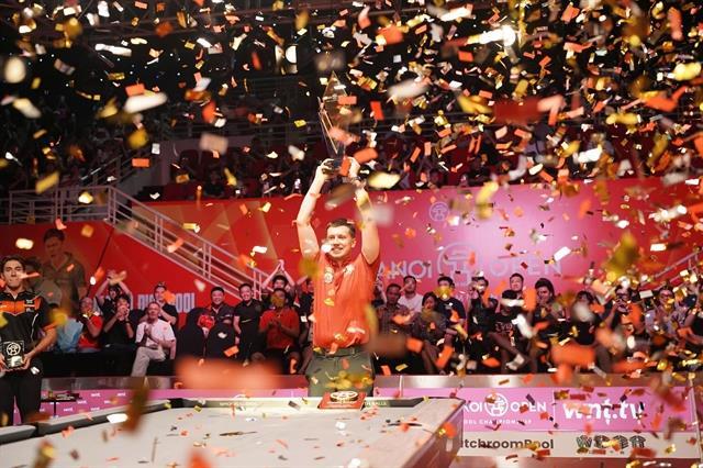 Labutis claims first major crown in Hà Nội thriller