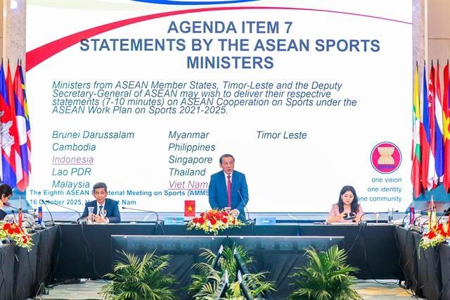 ASEAN ministers push for stronger sports cooperation next phase