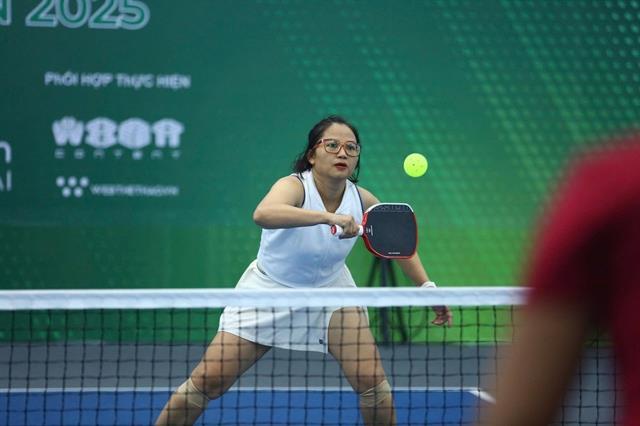 Hà Nội serves up fierce competition at Pickleball Open 2025

