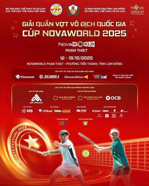 Top tennis stars compete at NovaWorld Cup 2025