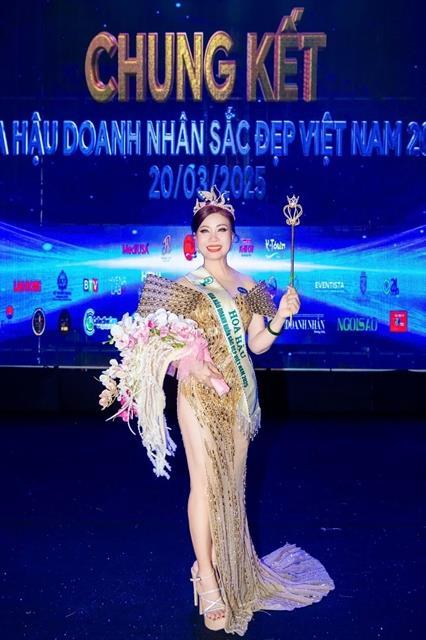Đơn takes crown of Miss Business Beauty Việt Nam 2025

