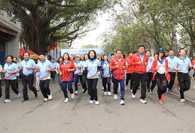 Olympic Run Day, Hànộimới Newspaper Run for Peace launched