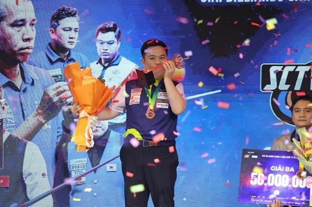 Vinh wins SCTV International Three-Cushion Billiards Cup