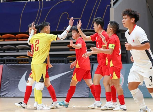 After win, Việt Nam aim for more in AFC Futsal Asian Cup qualifier